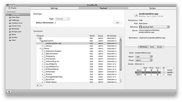 Package Settings